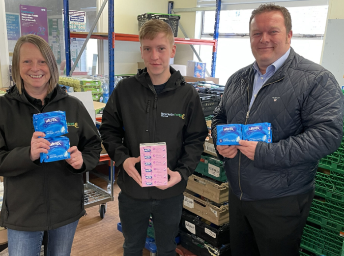 NWR Hygiene pledges support to Newcastle West End Foodbank