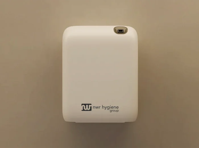 White wall-mounted ScentVision SV100.